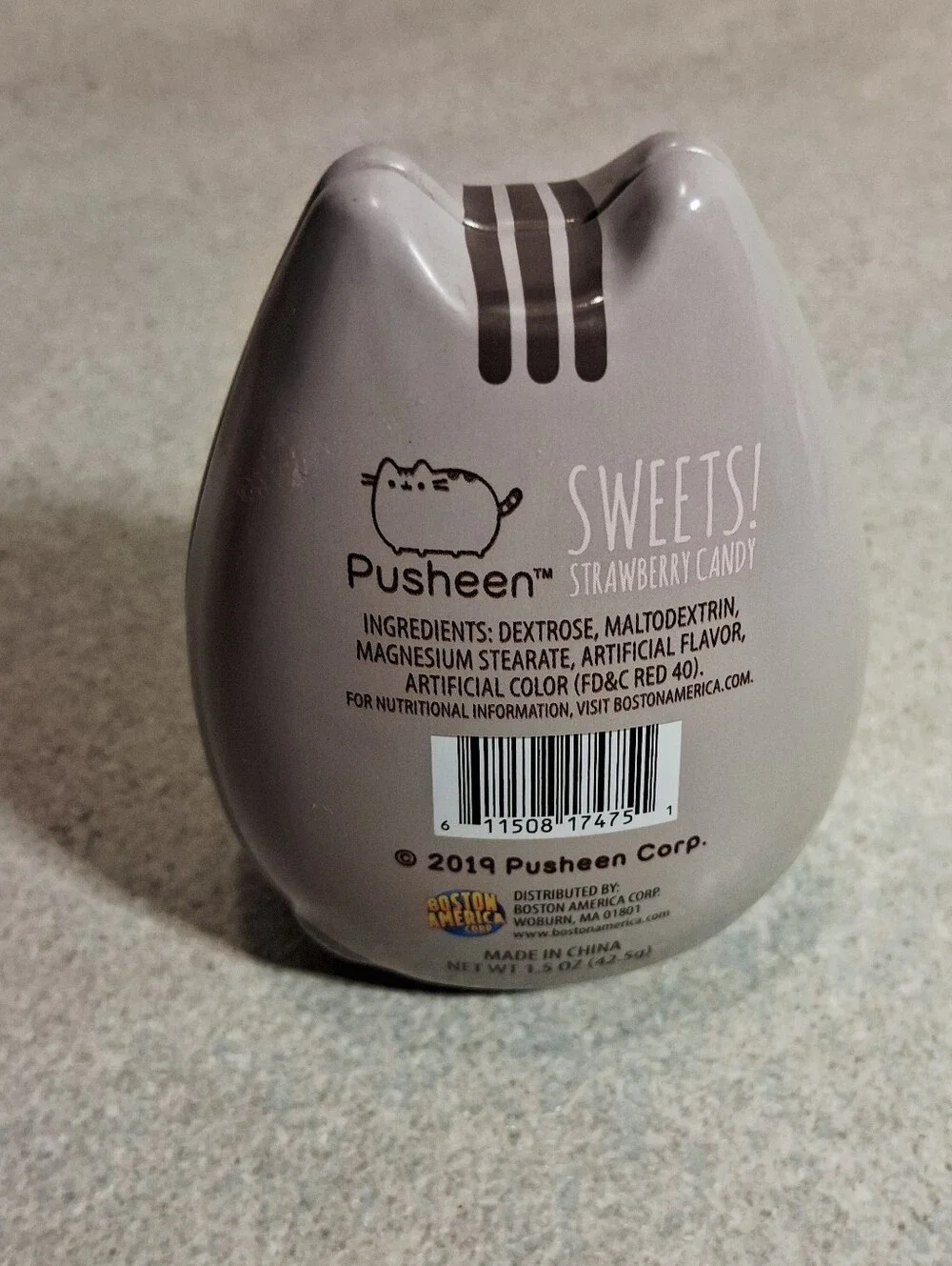 Pusheen Lot Of 4, Popcorn Bucket, Candy Tin, Vinyl Figure, Soap Dispenser